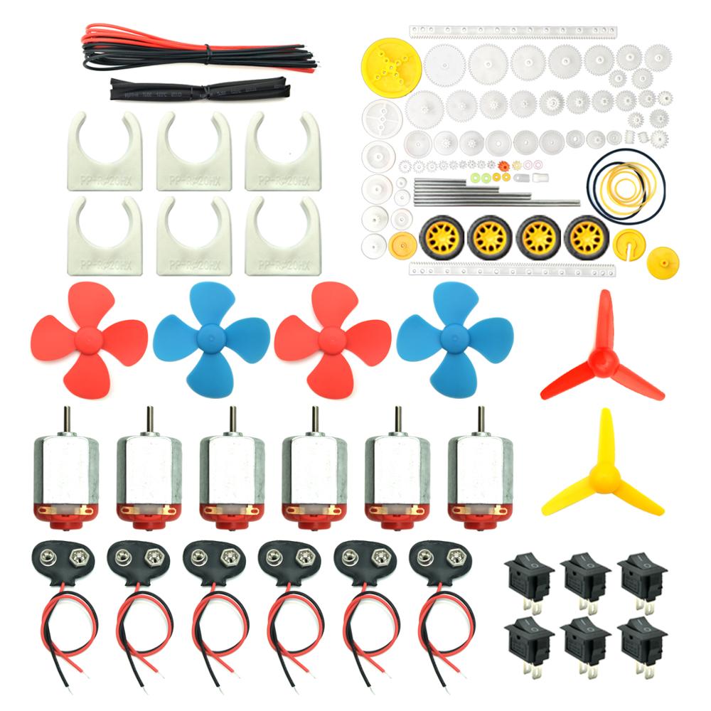 Hobby Is Science - 6 Set Motors Kit, Mini Electric