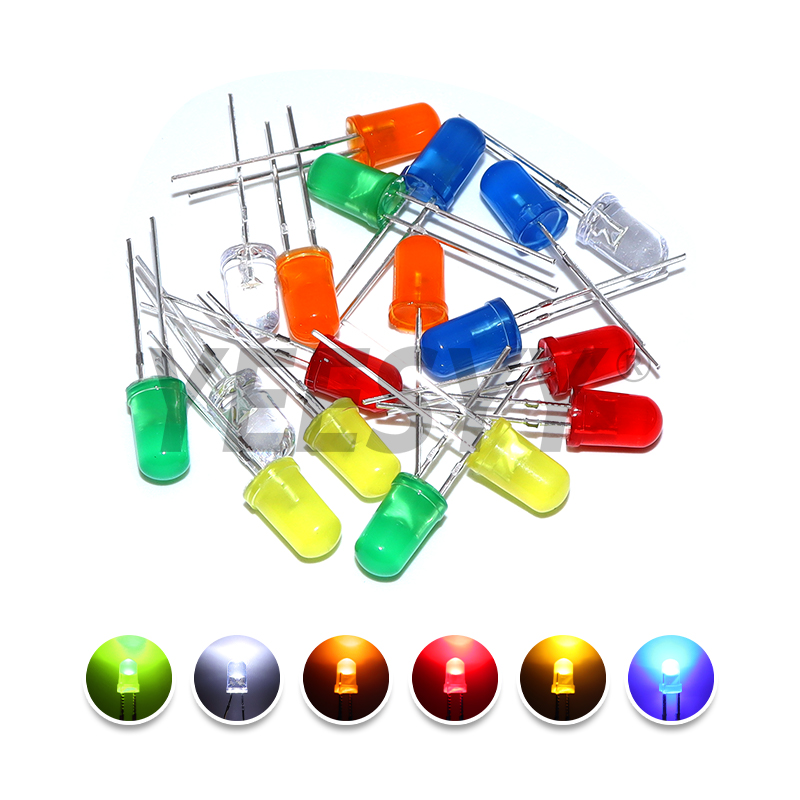 Science Hobby Kit - 5mm Diffused LED Diode Kit Lamp