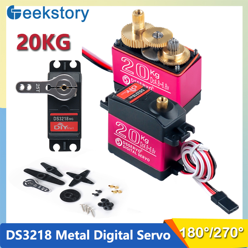 Robot Arm Motor - 20KG Digital DS3218 Servo 180°/270° Motor