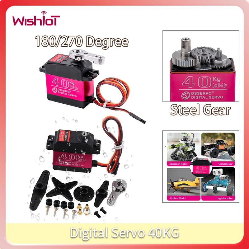 Digital Servo 40KG 180/270 Deg - Robot Arm Motor recensie en prijs