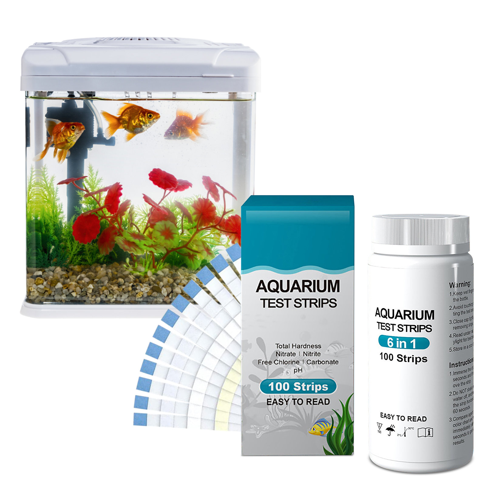 100pcs 6-in-1 Water Quality Te - Water Testing Kit recensie en prijs