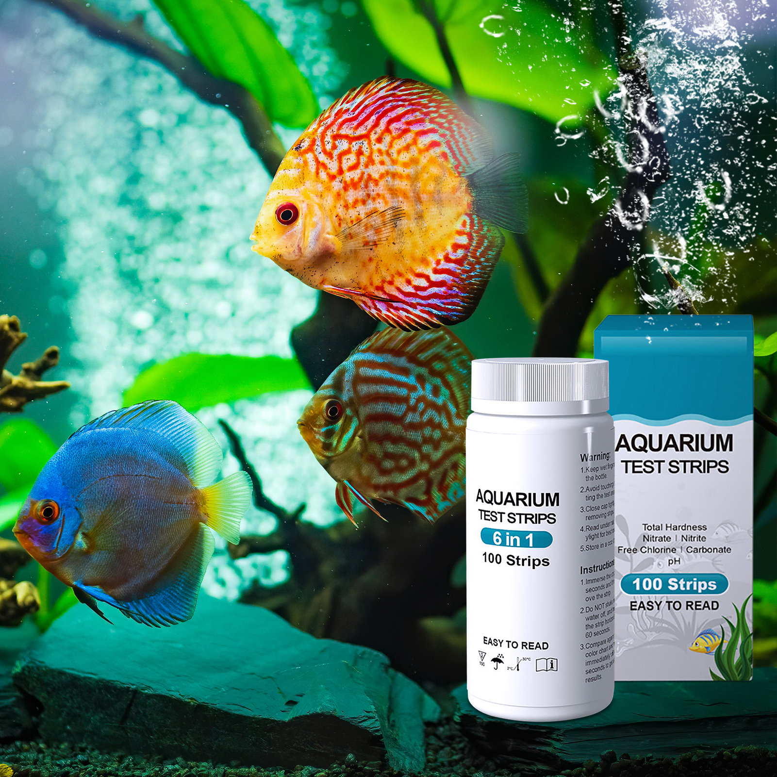 100pcs 6-in-1 Water Quality Te - Water Testing Kit recensie en prijs