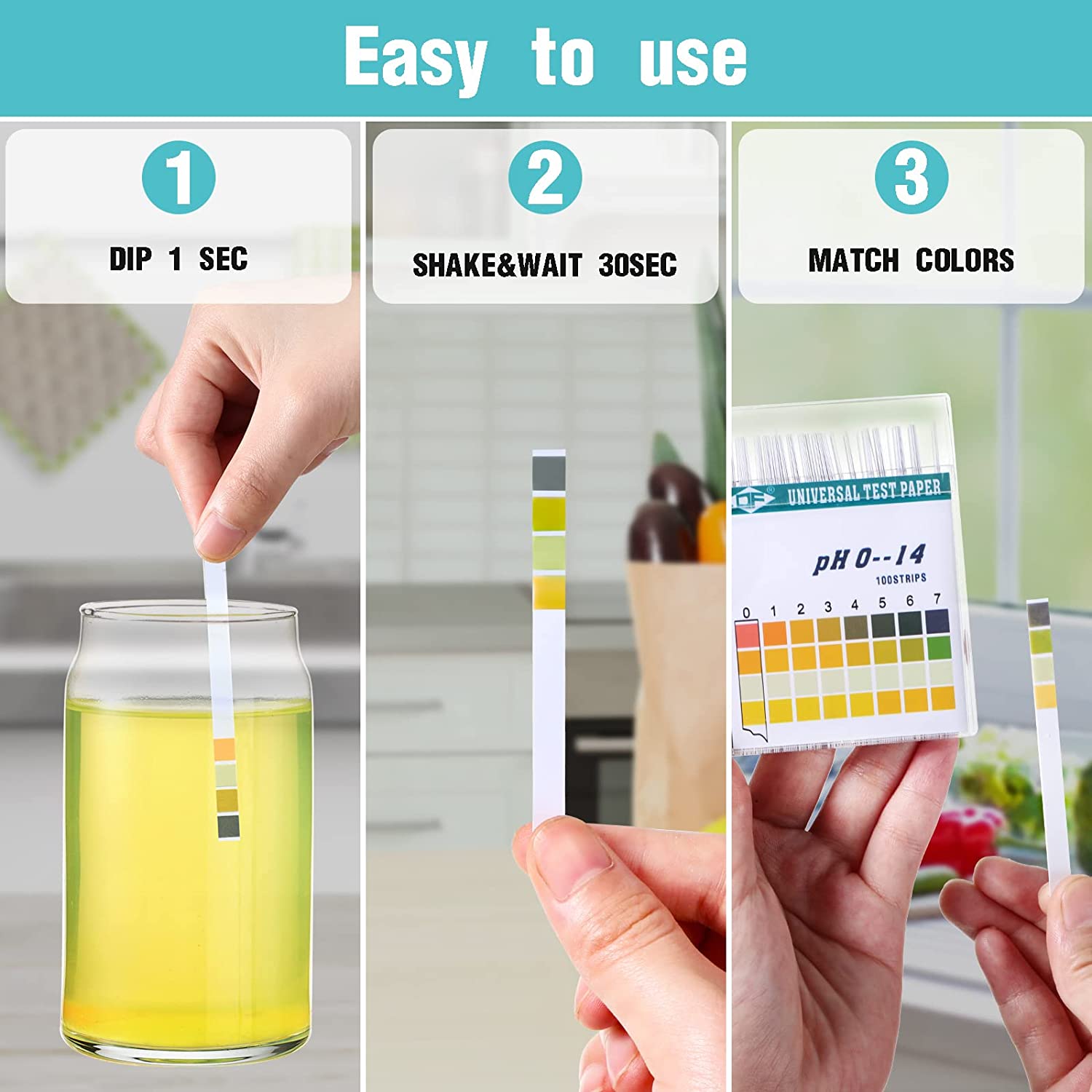 100 Strips 0-14 PH Alkaline Ac - Water Testing Kit recensie en prijs