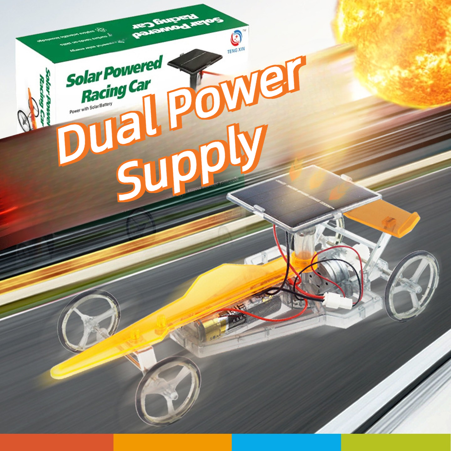 Solar Powered Electric Car Mod - Science Hobby Kit recensie en prijs