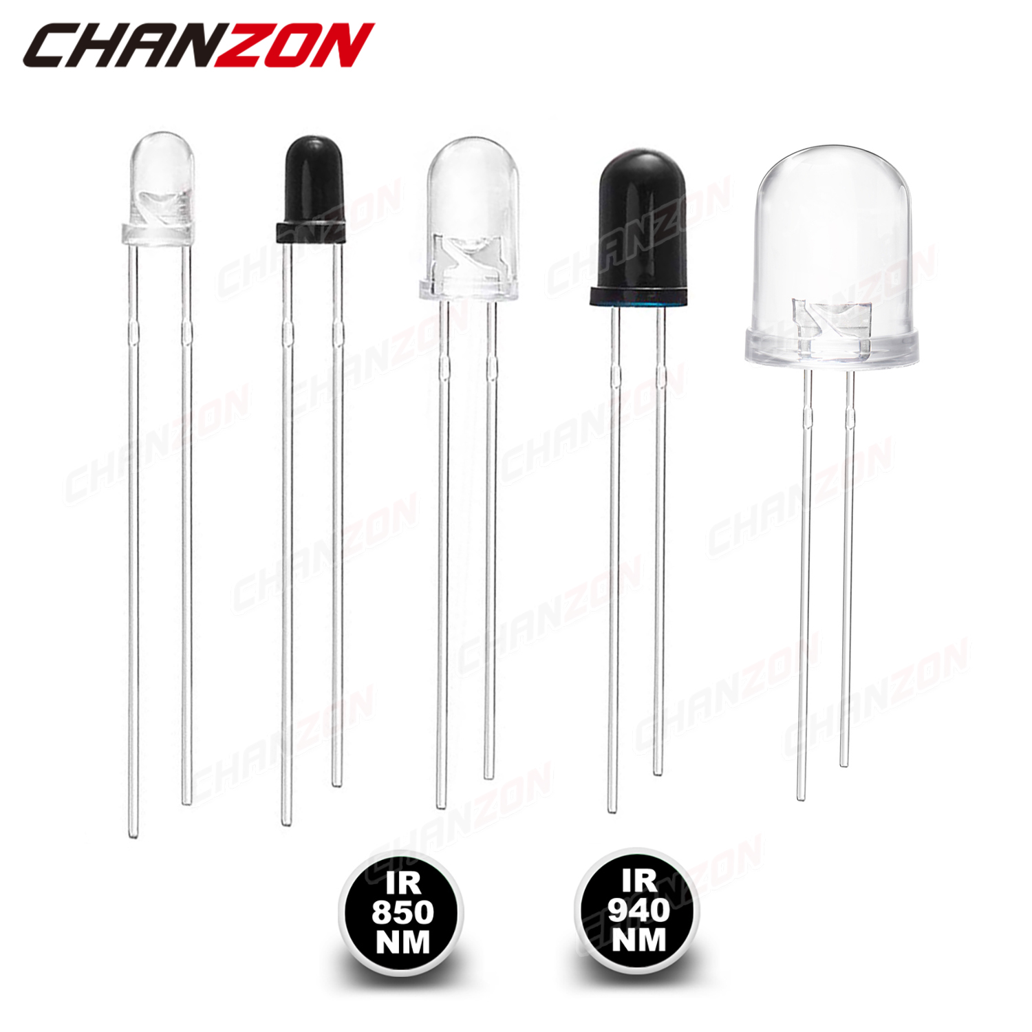 3mm 5mm 10mm IR LED Diode Tran - Hobby Is Science recensie en prijs