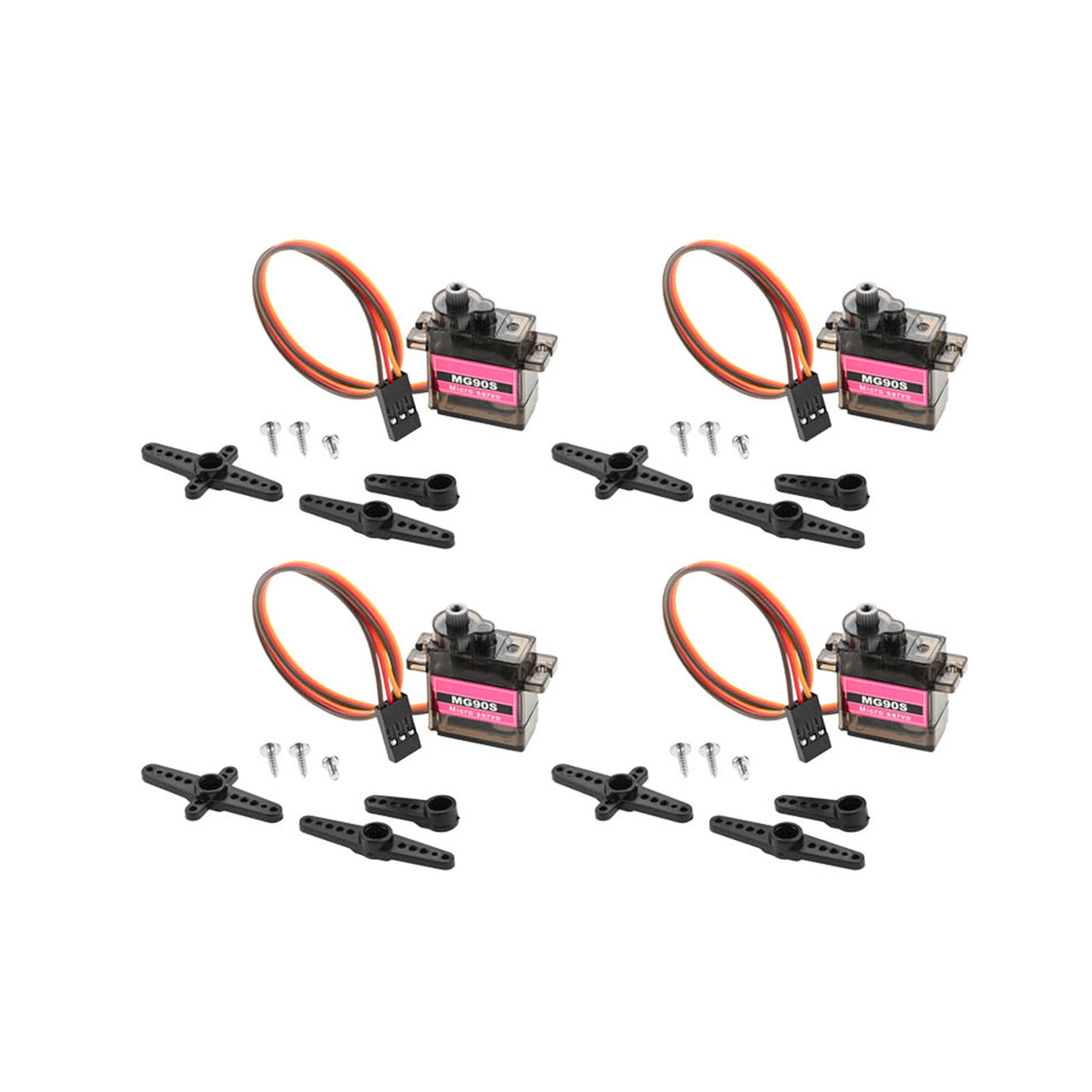 4pcs Micro Servo Metal Gear 90 - Robot Arm Motor recensie en prijs