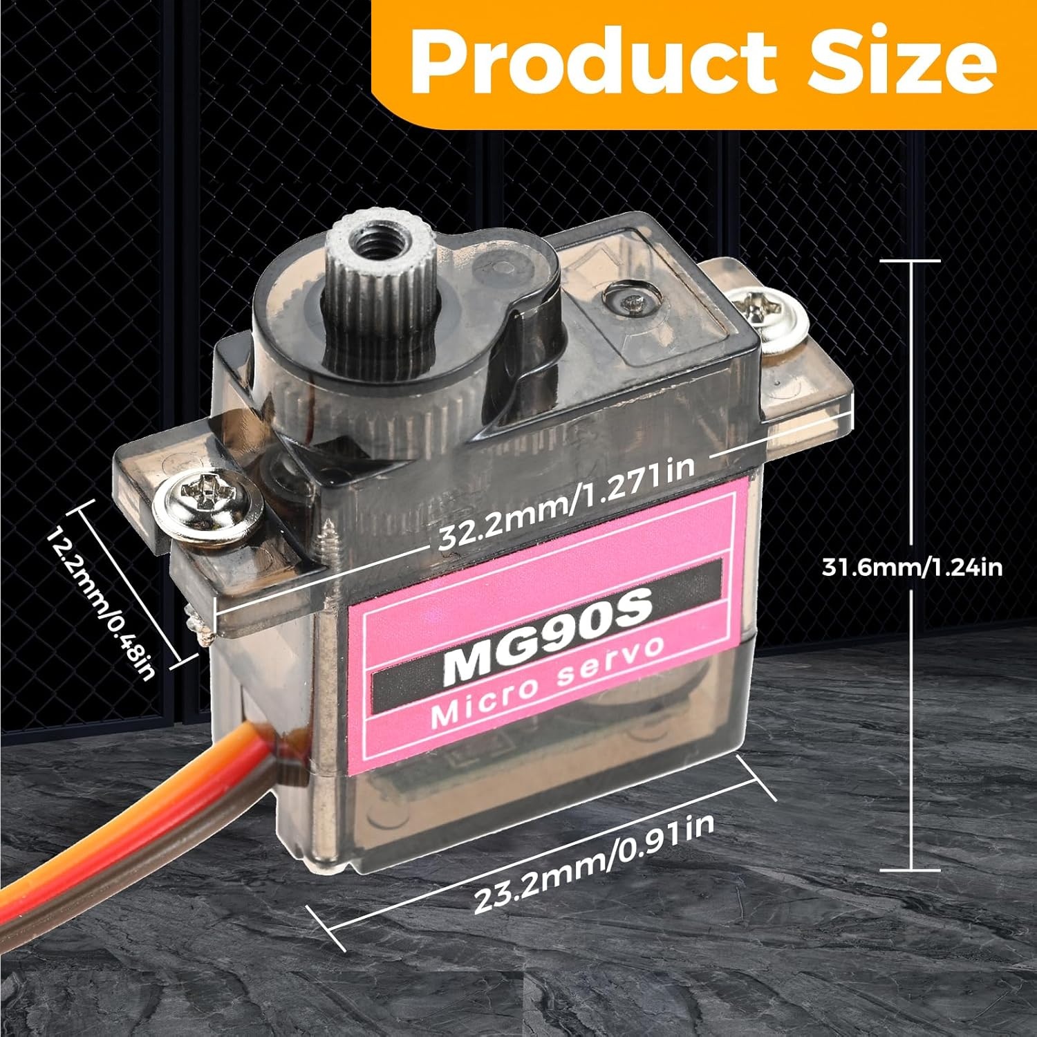 4pcs Micro Servo Metal Gear 90 - Robot Arm Motor recensie en prijs